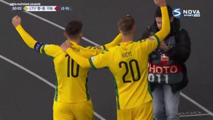 Литва - Гибралтар 1:0 /репортаж/