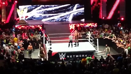 Big Show and Dean Ambrose vs Bray Wyatt and Seth Rollins - Dark Match Houston 28.07.14
