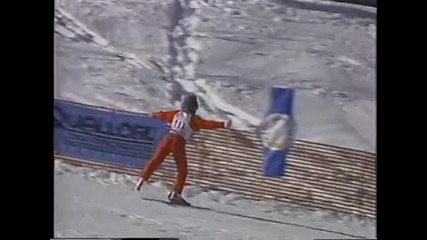 Фантастични ски умения от далечната 1985г.