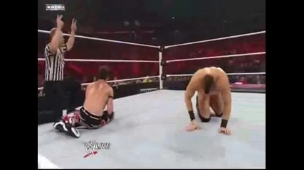 Wwe Raw The Miz Vs Evan Bourne