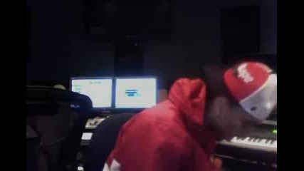 Chris Brown Live Ustream Feb 1 - in the Studio Part 3