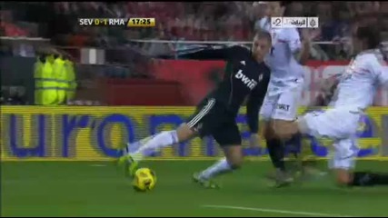 Sevilla 0:1 Real Madrid* Майсторски гол на Бензема 26.01.11 