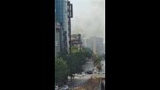 Пожар в центъра на София