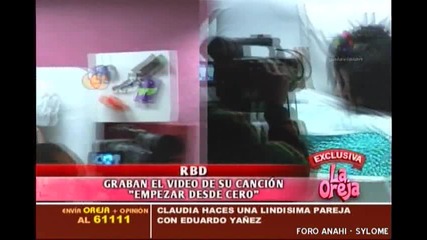Rbd - La Oreja graban video de Edc 