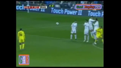 Real Madrid - Villarreal 2 - 1 (6 - 2, 21 2 2010) 