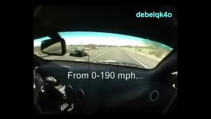 Lamborghini със страшно висока скорост!