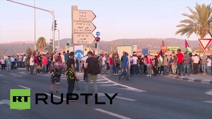 Israel: Protesters rally in solidarity with hunger striker Mohammed Allan