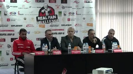 Real Pain Challenge Collision - Прес Конференцията / Част 2/ 