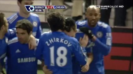 Burnley - Chelsea 1:2 - гол на Джон Тери