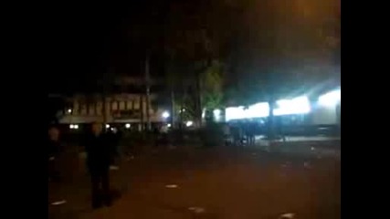 Cska(russia) Hooligans Vs Inter (italia)hooligans.
