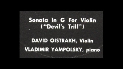 Giuseppe Tartini - Sonata in G minor "devil's Trill"