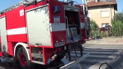 Автомобил горя в движение в Благоевград