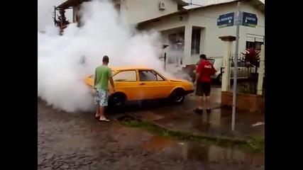 Gol Ls Turbo Burnout