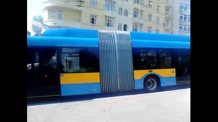 Тролейбус 2681 на проби