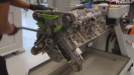 Как се прави Amg двигател на Mercedes