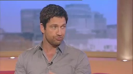 Gerard Butler - hunky actor and star of The Ugly Truth - chats to Carla on Gmtv