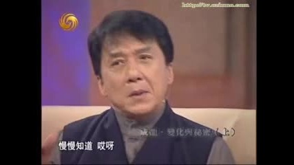 Jackie on chinese talk show 1 