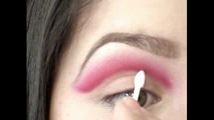 Pink & Silver Eyeshadow - make up
