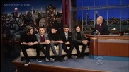 One Direction - David Letterman show 12_07_2012 (interview little things)