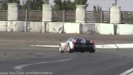 Pagani Huayra Sound - Start, Rev, Accelerations and Fly