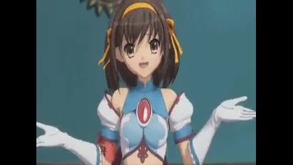 Suzumiya Haruhi no 3d Hare Hare Yukai Full Dance and Song 