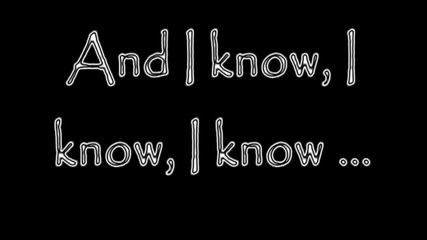 Ain`t No Sunshine - karaoke