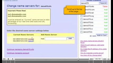 Updating Dns at Domainsite.com by www.vivahost.com