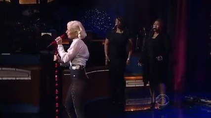 Премиера - Christina Aguilera on David Letterman - You Lost Me ( Live 2010 ) 