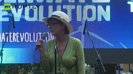 Susan Sarandon and Danny Glover address Sanders supporters in Philadelphia