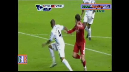 Liverpool - West Ham 2 - 0 Dirk Kuyt 
