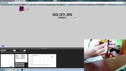Кубчето на рубик за 47 секунди :д
