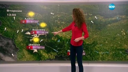 Прогноза за времето (30.01.2017 - централна емисия)