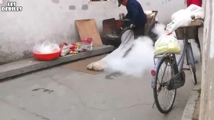 Как се правят пуканки в Китай