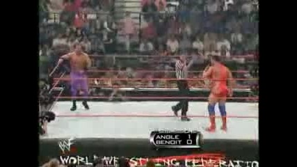 Chris Benoit vs Kurt Angle (submission Match) *2/5* 