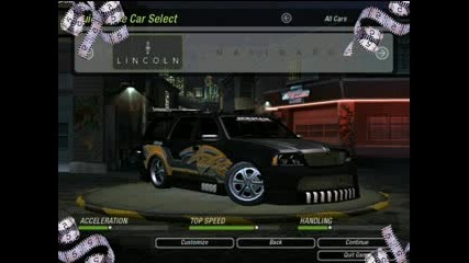 Need For Speed Underground 2 My Cars