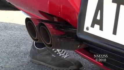 Ferrari Testarossa Powerslide, Revs - With Ansasport Exhaust 