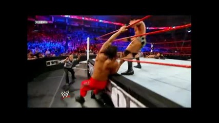 Mason Ryan eliminated The Great Khali Royal Rumble 2011