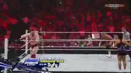 Sheamus & Aj vs Dolph Ziggler & Vickie Guerrero Wwe Raw 7_2_12