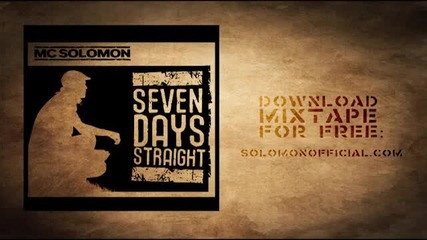 Mc Solomon ft Stella Talpo Watch me know (7 Days Straight) mixtape