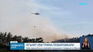 Трима огнеборци загинаха при горски пожар на Крит, евакуирани са пет села