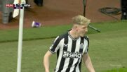 Newcastle United with a Goal vs. Manchester United