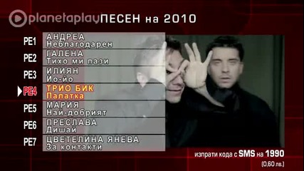 Номинация за Песен на 2010год. 