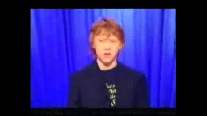 Rupert Grint Introduces Julie Walters