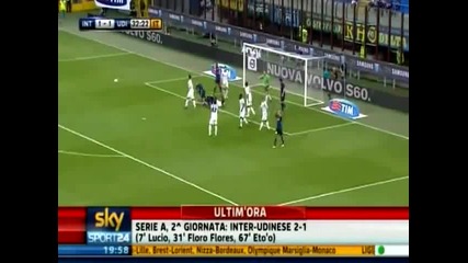 Inter - Udinese 2 - 1 - All Goals & Match Highlights - September 11 2010 - [high Quality]