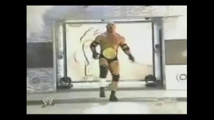 Wwe Голдбърг смазва Hhh & Batista