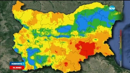 Жълт код за високи температури в 6 области