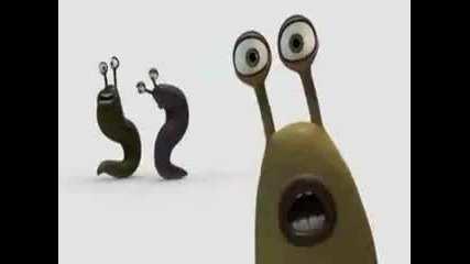 Crazy Worms Луд танц на голи охлюви анимация подскачат на луда и забавна песен 