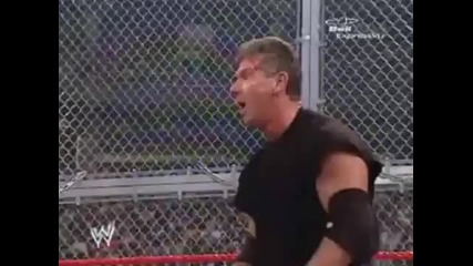 Wwe| Degeneration - X vs Big Show and Mcmahons |hell in a cell | 2/4 High Quality 