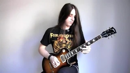 Sonata Arctica - Flag In The Ground Solo Cover ( Garrett Peters)