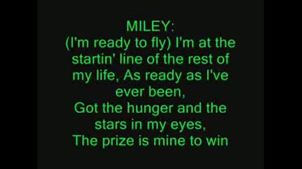 Miley Cyrus and Billy Ray Cyrus - Get ready,  get set,  dont go